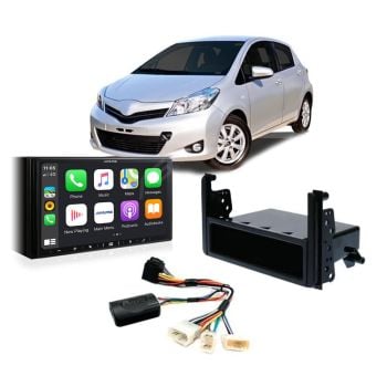 Toyota Yaris 2011-2013 Apple CarPlay Android Auto Head Unit Upgrade Kit
