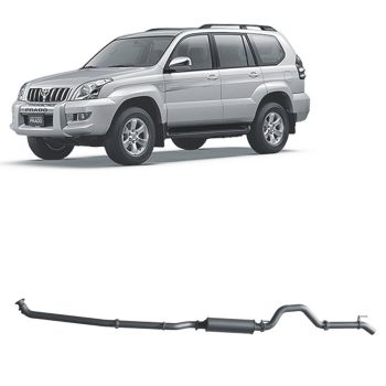 Redback TPX43400-PM Extreme Duty Turbo Back Exhaust fits Toyota Prado 120 Series 1KZ-TE 10/02-10/06