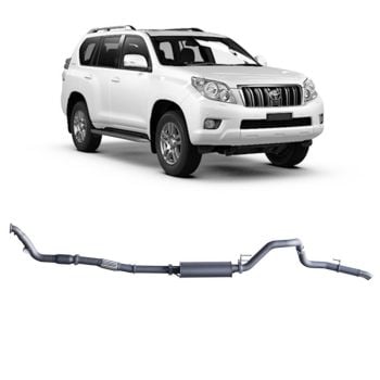 Redback TPX43800-CM Extreme Duty Turbo Back Exhaust fits Toyota Prado 120/150 Series 1KD-FTV 11/06-07/15