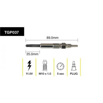 Tridon Glow Plug TGP037