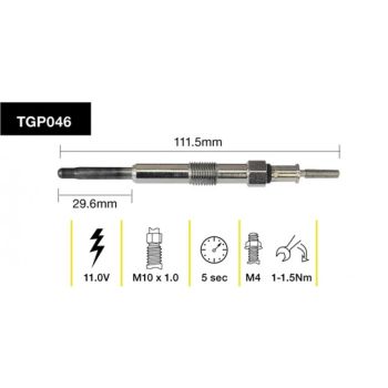 Tridon Glow Plug TGP046