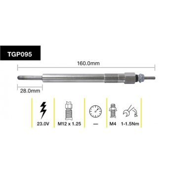 Tridon Glow Plug TGP095
