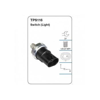Tridon Oil Pressure Switch (Light) TPS116