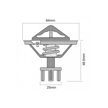 Tridon Thermostat (High Flow) TT268-160