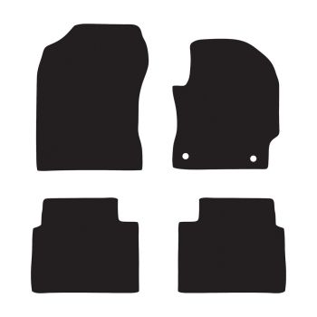 RubberTree Luxury Carpet Car Floor Mats fits Toyota Corolla 2019-on TY210LXBL