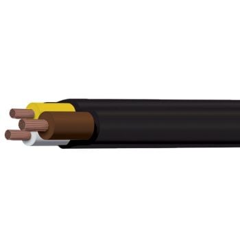 Tyree Cable CB003A3-030 Brown/White/Yellow 3mm 3 Core 30M Twin Sheath 10 Amp Rating
