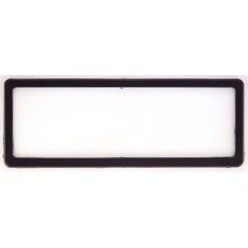 6 Figure Number Plate Frame Black Plastic Altrex U6PS
