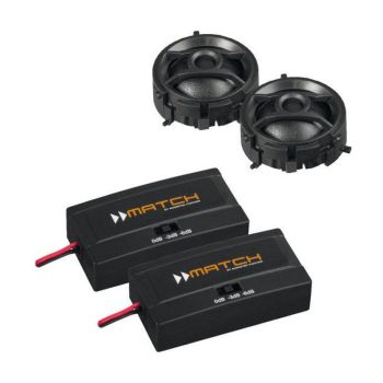 MATCH UP T1MB-FRT 1in. Tweeter Pair Plug and Play fits Mercedes Benz-Benz 4-Ohms