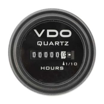 VDO 331.600 Hourmeter 48mm 12 - 80V Round Black