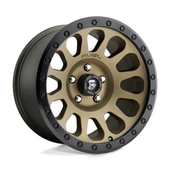 Fuel D600 Vector 17x8.5 6x139.7 +7 Offset Bronze Wheel