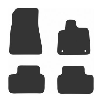 RubberTree Luxury Carpet Car Floor Mats fits Volvo XC40 Recharge EV 2020-on VL053LXBL