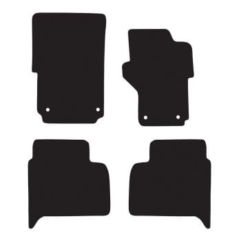 RubberTree Luxury Carpet Car Floor Mats fits VW Amarok Facelift Dual Cab 17-22 VW061LXBL