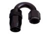 Aeroflow 100 Series Swivel Taper 180 Hose-End -4AN Black 