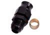 Aeroflow Tube to Male AN Adapter 5/16in to -6AN Black 