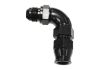 Aeroflow 90 Tube to Male AN Adapter 3/4in -18AN Black 