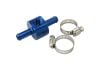 Aeroflow Inline 5/16in Barb Adapter with 1/8in Port Blue
