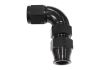 Aeroflow 90 Tube to Female AN Adapter 3/8in -6AN Black 