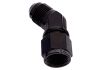 Aeroflow 45 Female/Male Flare Swivel -6AN Black Finish