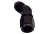 Aeroflow 45 Female/Male Flare Swivel -16AN Black Finish