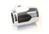 Aeroflow Hex Hose Finisher 1-19/32in 40.5mm ID Chrome 