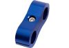 Aeroflow Billet Aluminium Dual Hose Separators 7/16in ID Blue