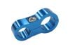 Aeroflow Stepped Billet Dual Hose Separator Blue