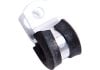 Aeroflow Cushioned P-Clamps 5/16" Suit -4 PTFE Hose Silver 10PK