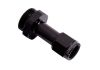 Aeroflow Carburettor Adapter Female -6AN Black 