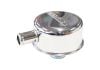 Aeroflow Chrome Valve cover BreatherPush In With 5/8in Spout