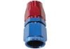 Aeroflow 200 / 570 Series PTFE Straight Hose-End -3AN Blue/Red 