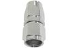 Aeroflow 200 / 570 Series PTFE Straight Hose-End -12AN Silver 