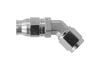 Aeroflow Zinc Coated Steel 45 Hose-End -4AN to -4AN 