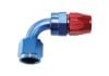 Aeroflow 200 Series PTFE 90 Hose-End -10AN Blue/Red 