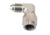 Aeroflow 90 Stainless Male to Female Fitting -3AN -3AN to -3 Swivel Nut