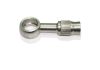 Aeroflow Stainless Straight Banjo Fitting Long 11.2mm 7/16in Banjo to -3AN PTFE Hose