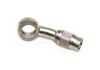 Aeroflow Stainless 20 Banjo Fitting 11.2mm 7/16in Banjo to -3AN PTFE Hose-End