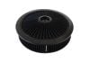 Aeroflow Black Full Flow Air Filter Assembly with 1-1/8in Drop base 