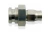 Aeroflow SS 19mm Female Inverted Flare to -3AN Hose-End 19mm Clip Recess 3/8in-24