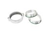 Aeroflow AF25-3500S 3.5" Billet Intercooler Clamp Quick Connect Silver