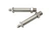 Aeroflow Stainless Through Frame Fitting 2-3/8in Long Male 1/8in NPT to -3AN