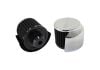 Aeroflow Chrome Push In Breather Chrome Shield 3in 76.2mm OD