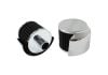 Aeroflow Chrome Push In Breather Chrome Shield 3in 76.2mm OD