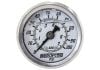 Aeroflow 1-1/2in Liquid Filled 100 psi Pressure Gauge White Face Black Pointer