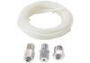 Aeroflow 1/8in Nylon Tubing Kit Clear Tubing with Silver Fittings & Ferrules 3.6m