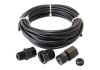 Aeroflow 1/8in Nylon Tubing Kit Black Tubing with Black Fittings & Ferrules 3.6m