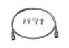 Aeroflow Stainless Braided Line Gauge Kit -3AN 4ft Hose Length with Fittings
