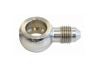 Aeroflow Stainless Short Banjo to Male AN -4AN 11.2mm 7/16in to -4AN Male