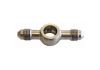 Aeroflow Stainless Short Banjo with Double End AN -3AN 12mm to -3AN Male