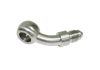 Aeroflow Stainless 45 Banjo to AN Fitting 11.2mm 7/16in Banjo to -4AN Male