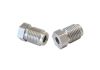 Aeroflow Stainless Inverted Flare Tube Nuts Pair 3/8in-24 to 3/16in Hard Line